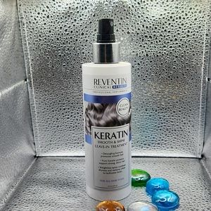Reventin Keratin Smooth & Shine Leave In Treatment New in Bottle NO CAP 8 fl oz